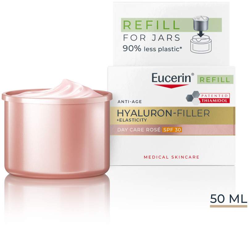 Eucerin Anti-Age Hyaluron-Filler + Elasticity Rose Tag LSF 30 Refill 50 ml