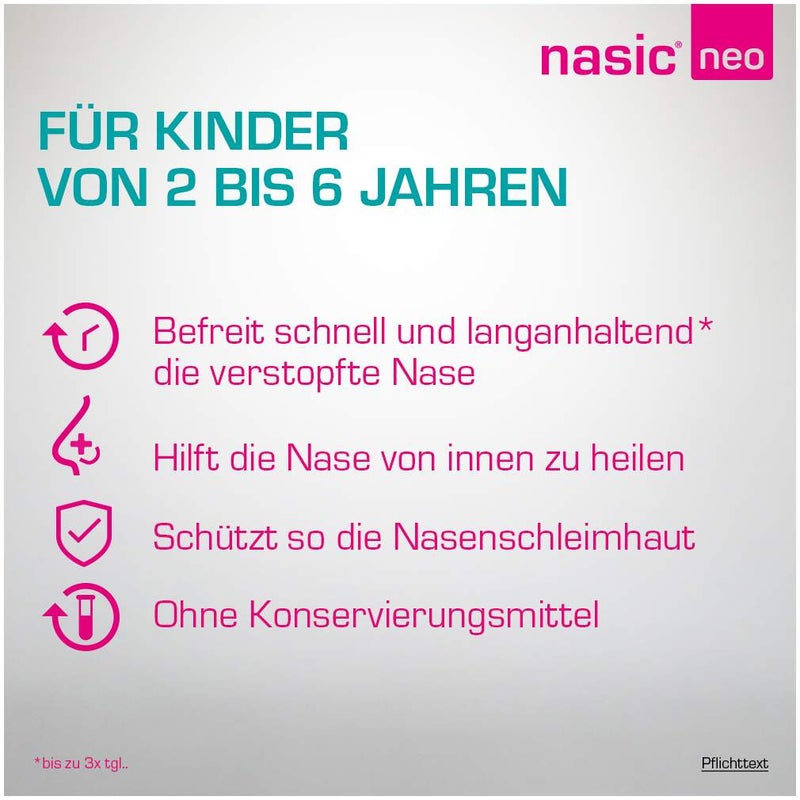 Nasic neo für Kinder 10 ml Nasenspray