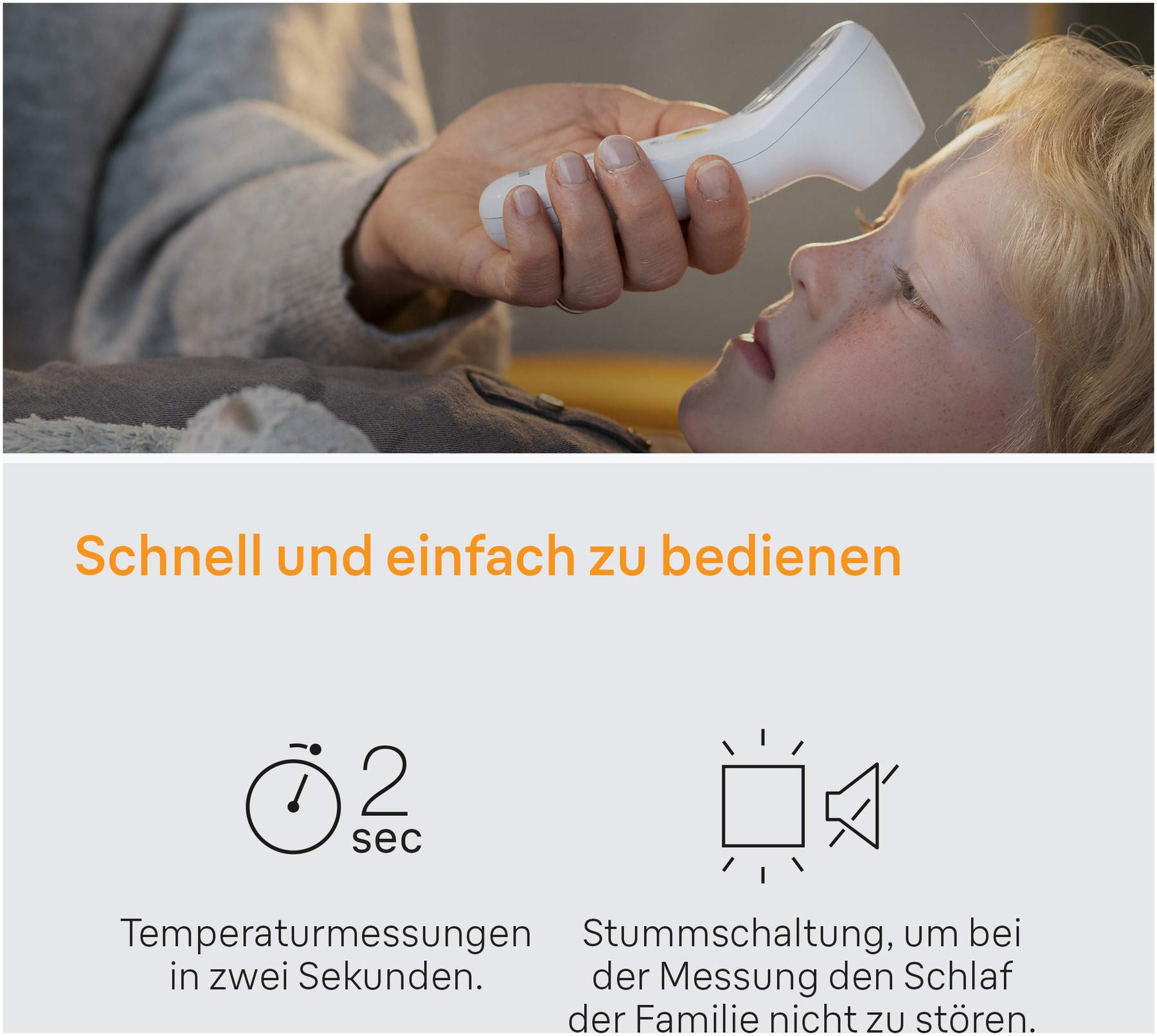 Braun Sensian 3 Kontaktloses Stirn Thermometer 1 Stück