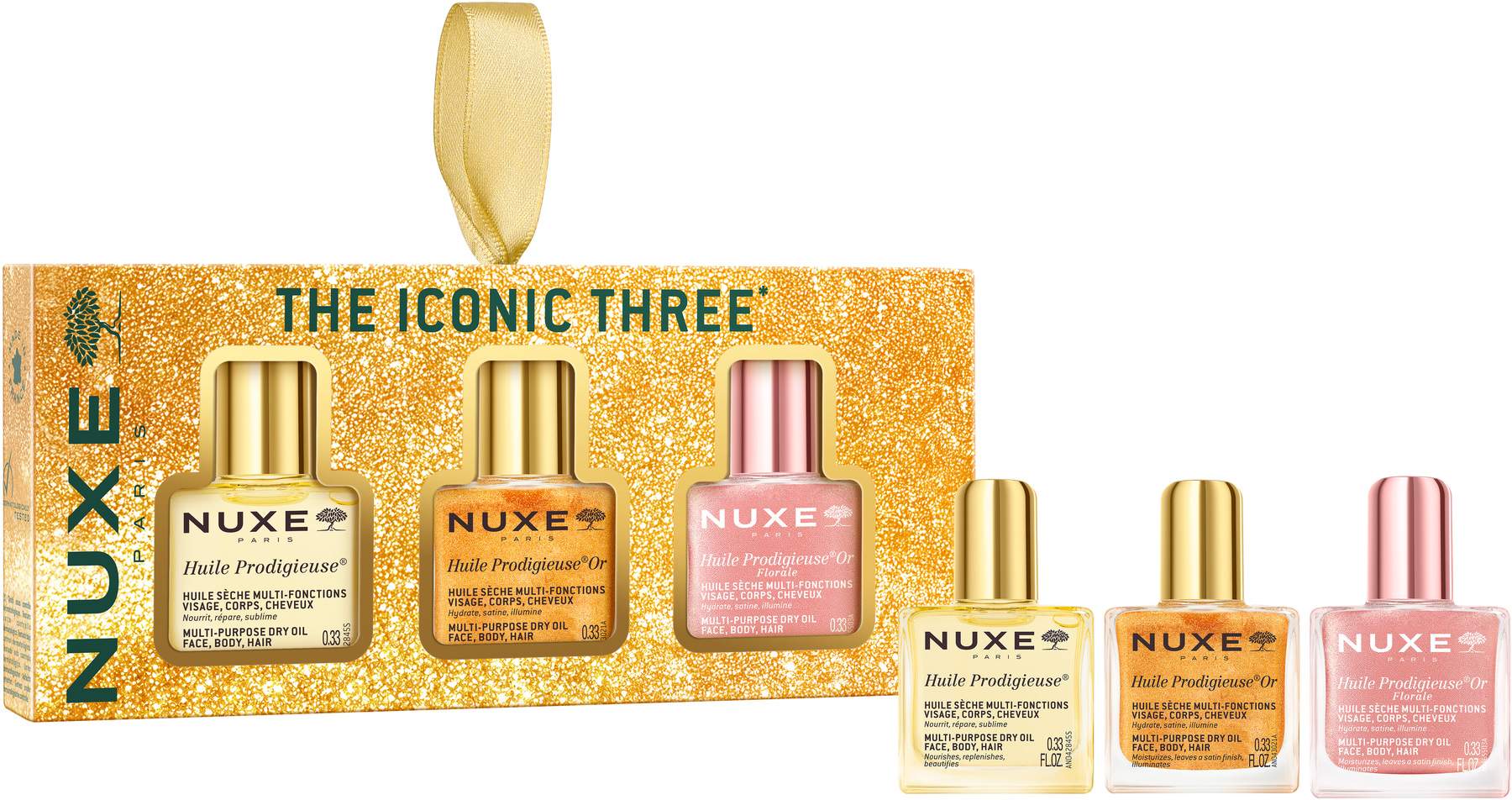 NUXE Geschenkset 2026 Huile Prodigieuse Minis 1 Stück