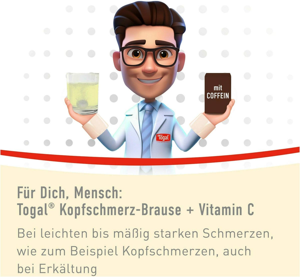 Togal Kopfschmerz - Brause + Vitamin C 20 Brausetabletten