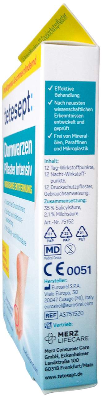 Tetesept Dornwarzen-Pflaster Intensiv
