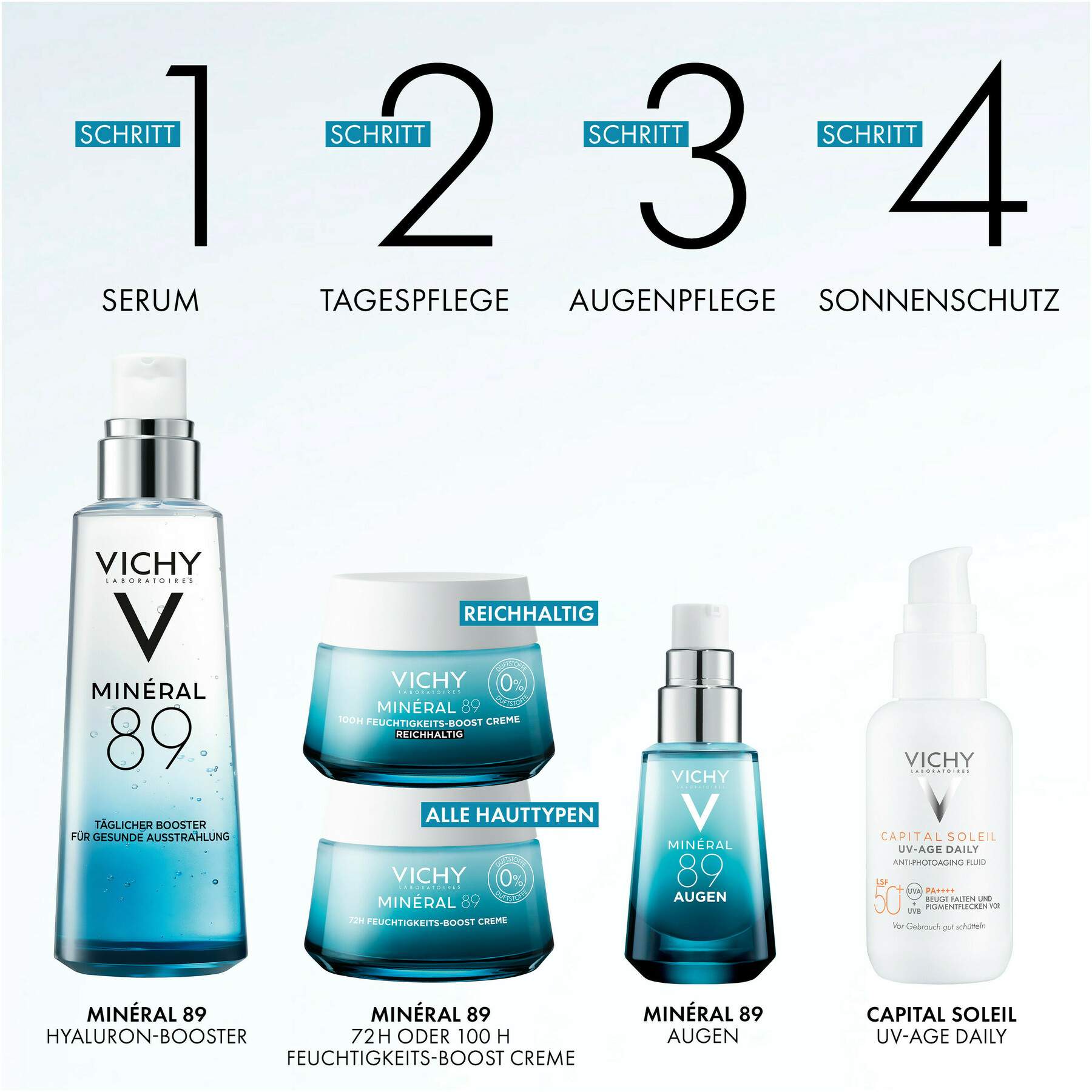 Vichy Mineral 89 Elixier 75 ml + gratis Kosmetiktasche 1 Stück