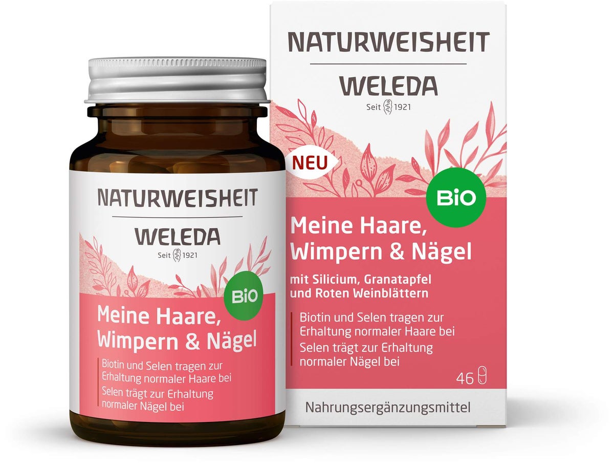 Weleda Naturweisheit Meine Haare, Wimpern & Nägel 46 Kapseln