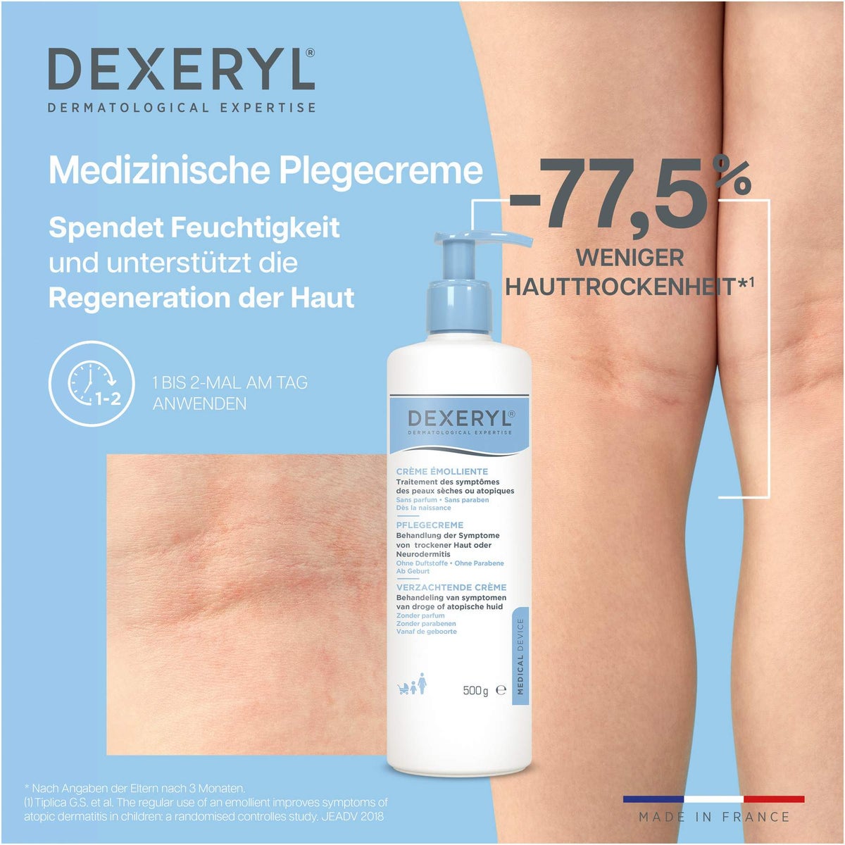 Dexeryl Pflegecreme 500 g