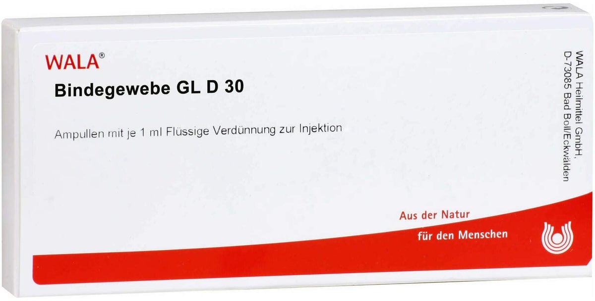 Wala Bindegewebe Gl D30 10 X 1 ml Ampullen