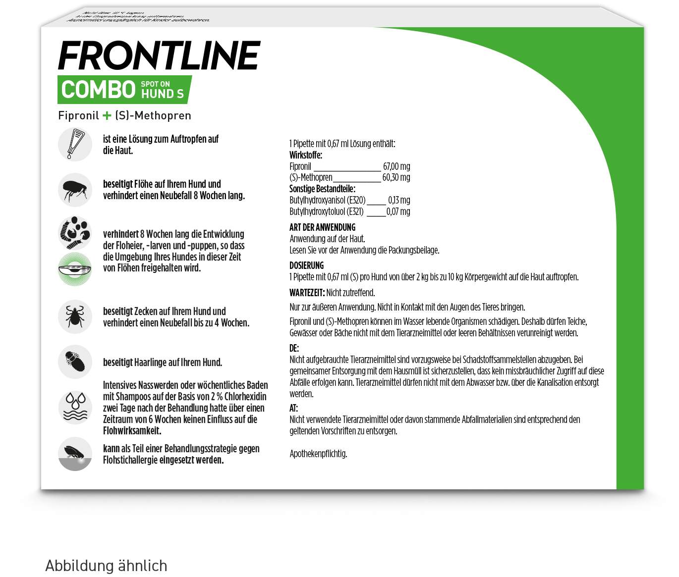 Frontline Combo Spot On Hund S 2-10 kg 6 Pipetten