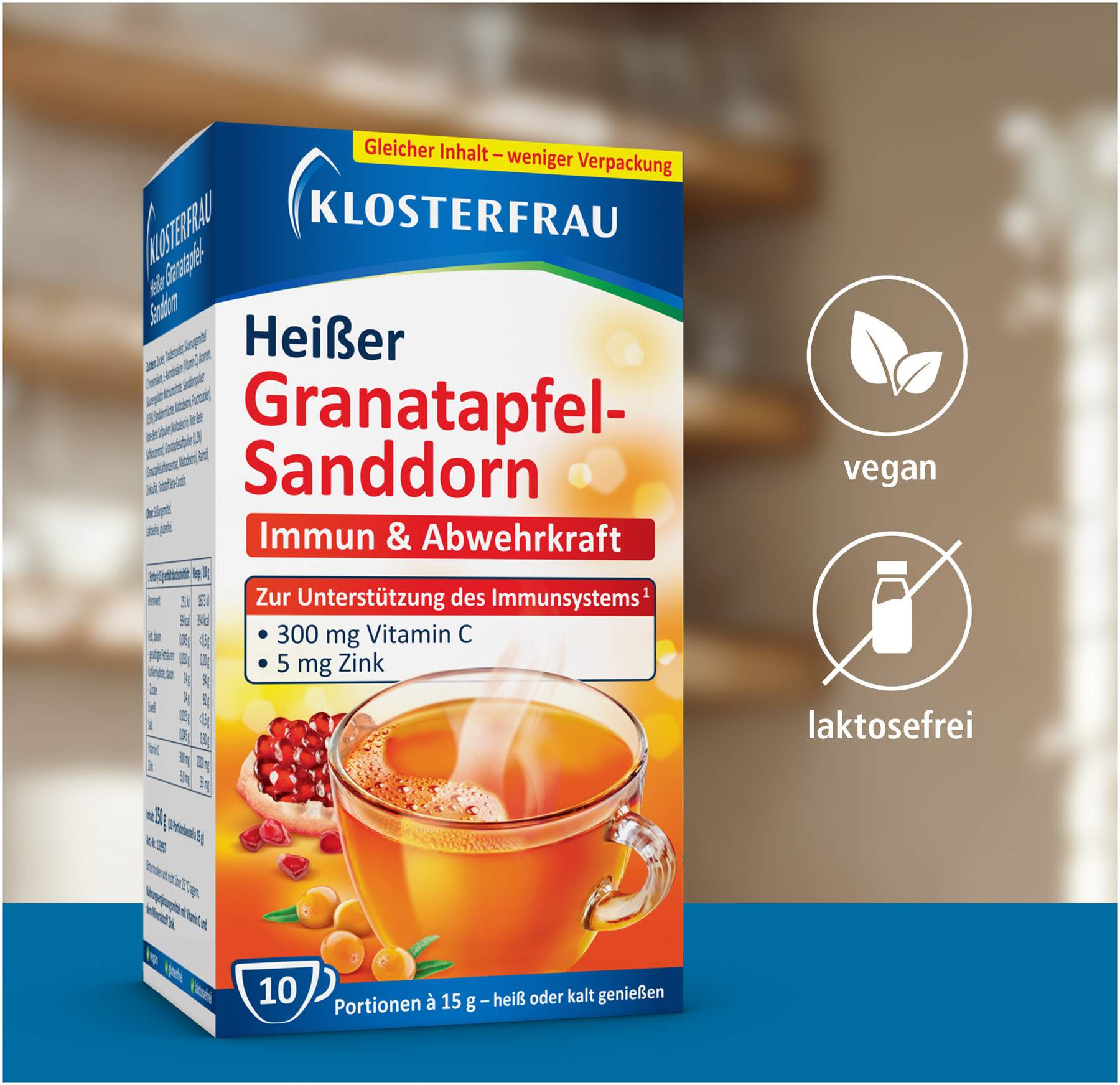 Klosterfrau Broncholind Heißer Granatapfel-Sanddorn Granulat 10...