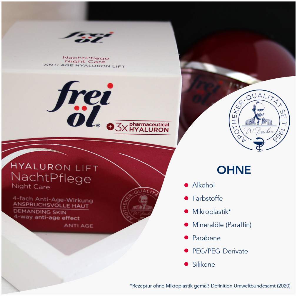 Frei Öl Anti-Age Hyaluron Lift NachtPflege 50 ml