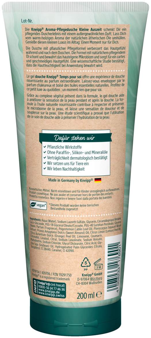 Kneipp Aroma-Pflegedusche Kleine Auszeit 200 ml