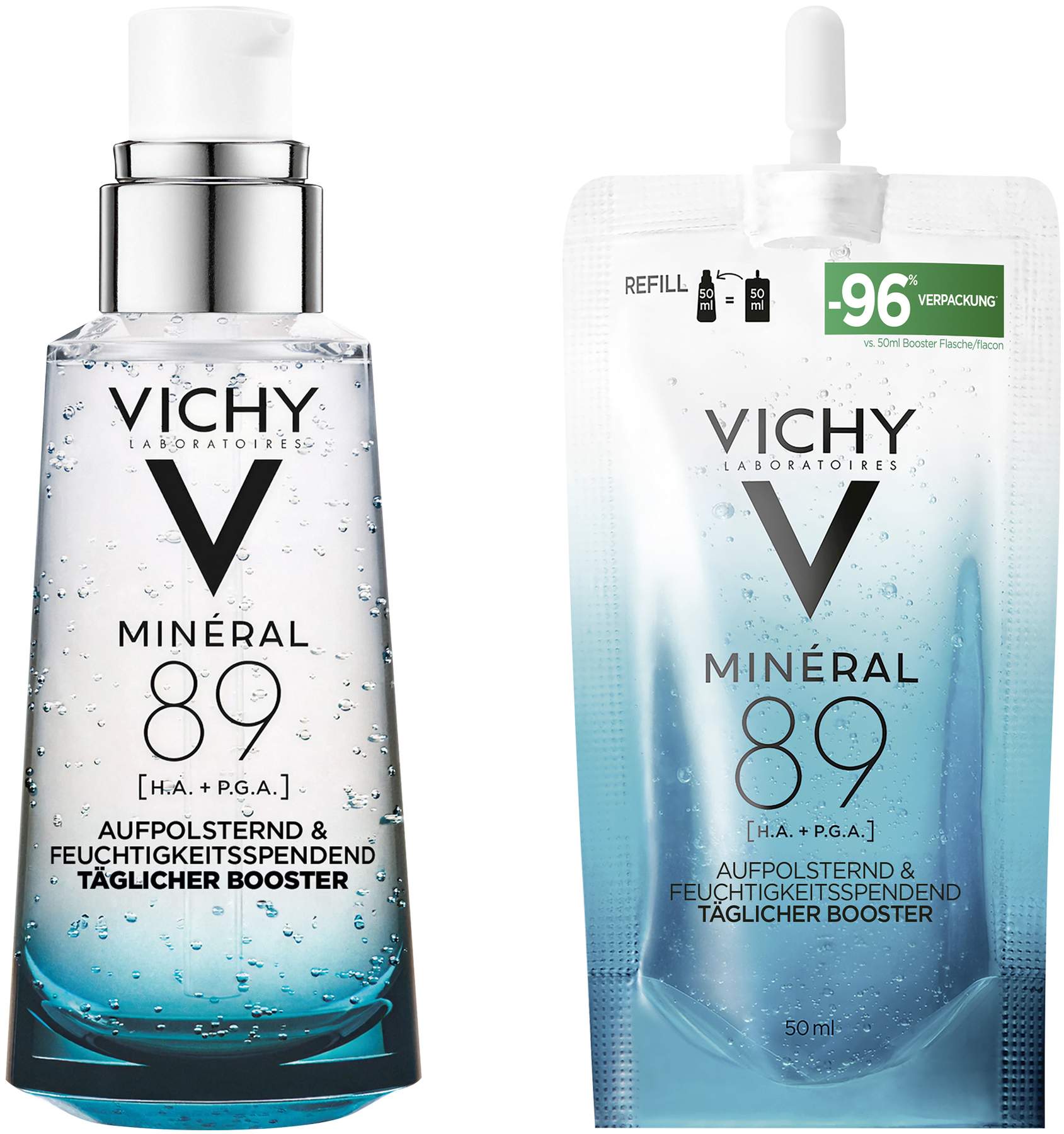 Vichy Mineral 89 Elixier 50 ml + Vichy Mineral 89 Elixier 50 ml Refill