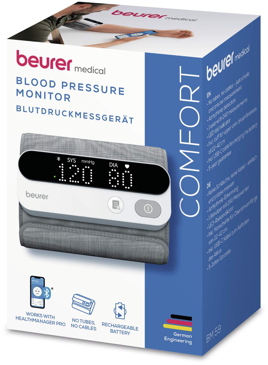 Beurer BM59 Oberarm Blutdruckmessgerät