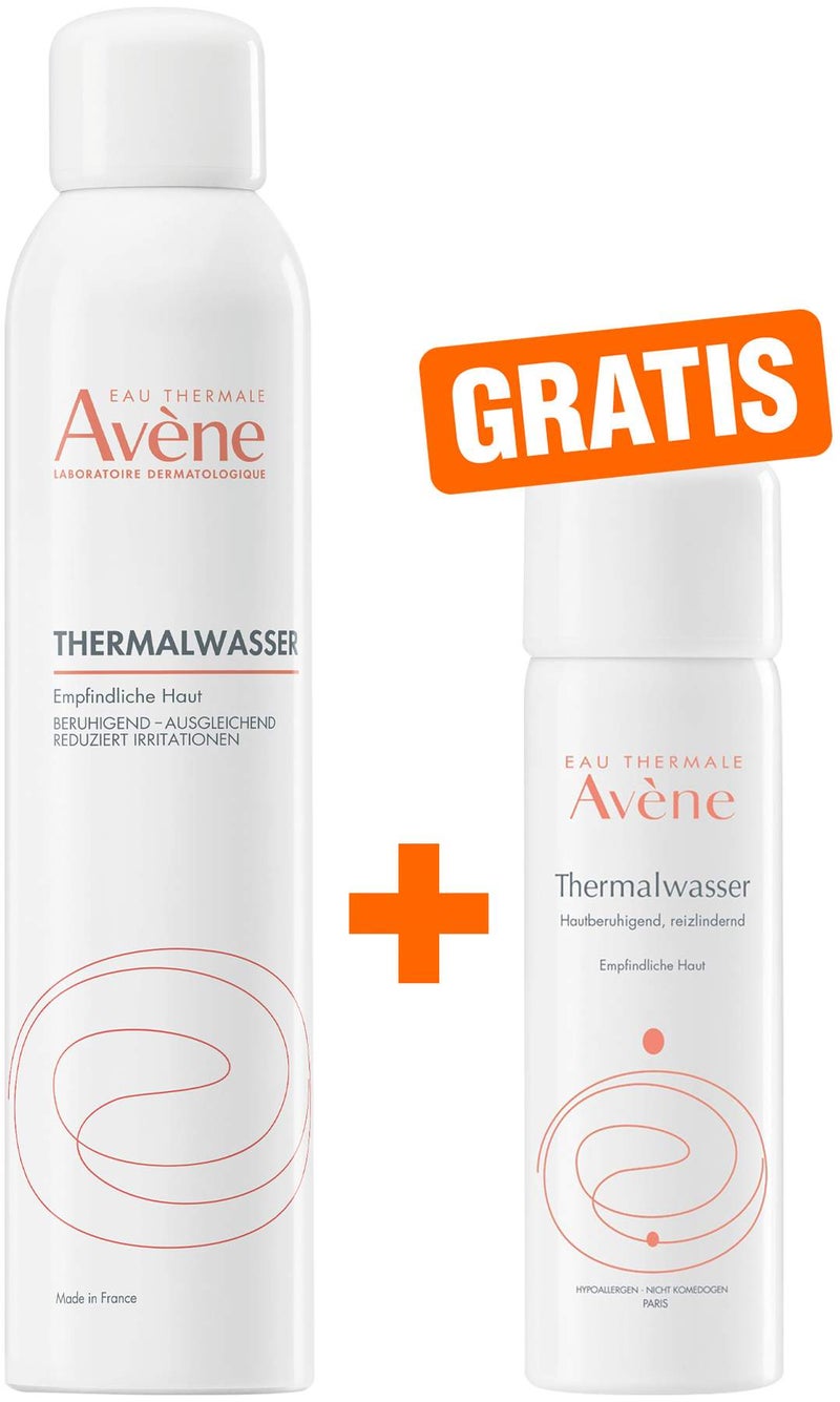 Avene Thermalwasser Spray 300 ml + gratis Avene Thermalwasser Spray 50 ml