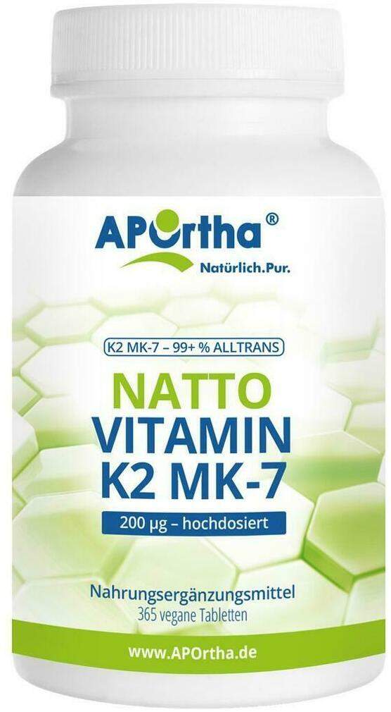 Aportha Vitamin K2-Mk7 200 µg 365 Tabletten