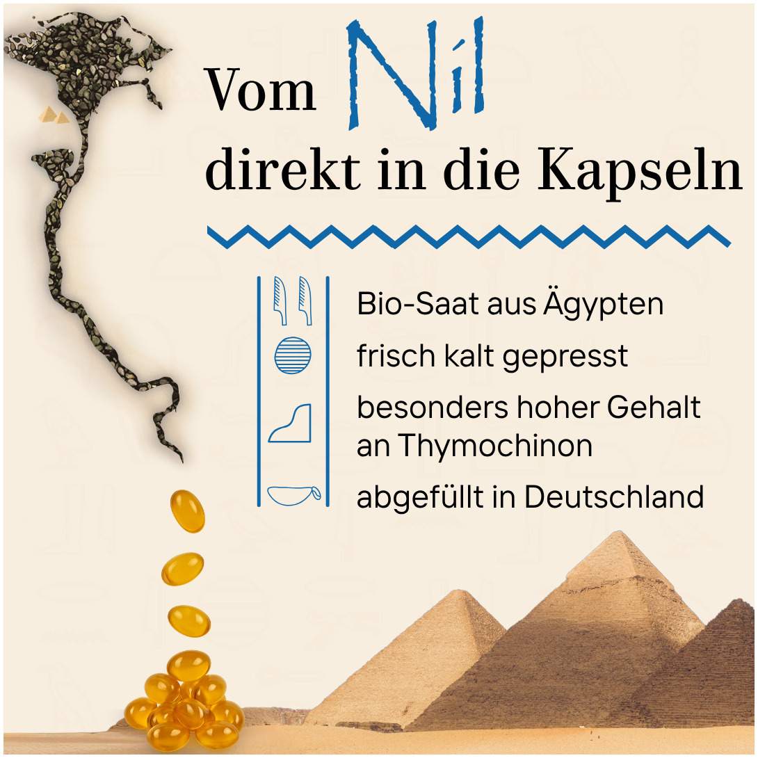 Schwarzkümmel Bio Vegan 180 Kapseln