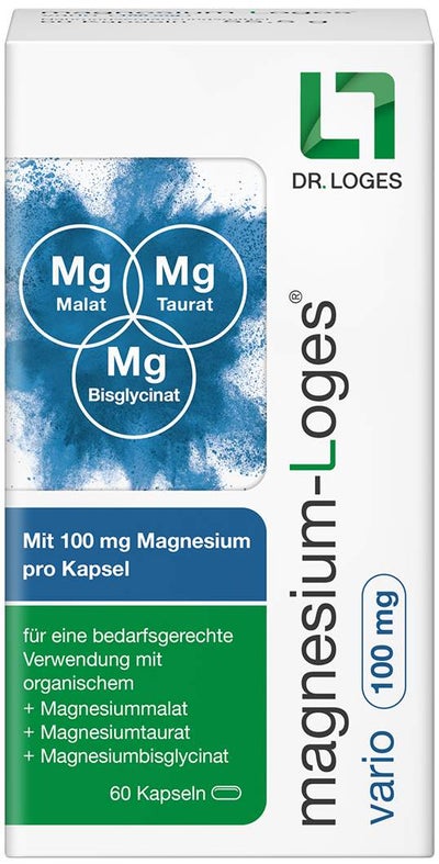 Magnesium-Loges Vario 100 mg 60 Kapseln