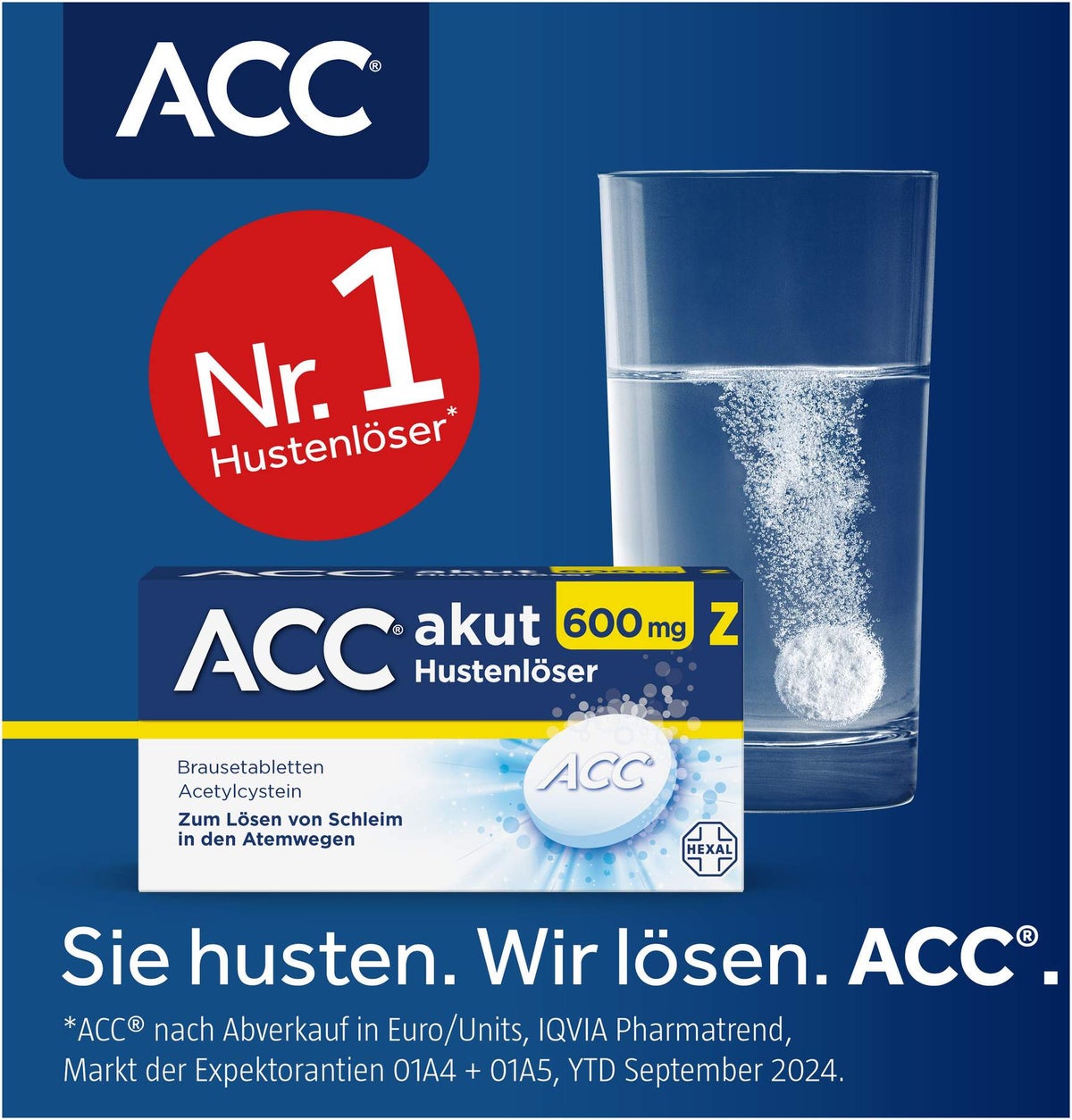ACC akut 600 mg Z Hustenlöser 20 Brausetabletten
