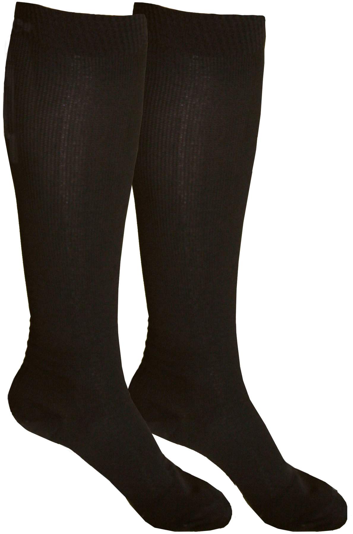 Reisestützstrümpfe XXL Gr. 42-44 schwarz, Doppelpack