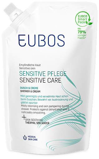 Eubos Sensitive Dusch & Creme 400 ml Nachfüllbeutel