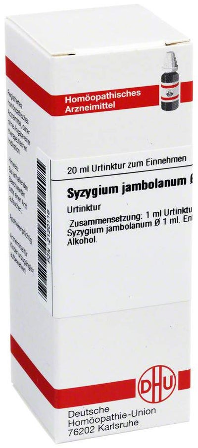 Dhu Syzygium Jambolanum Urtinktur D1 20 ml Dilution