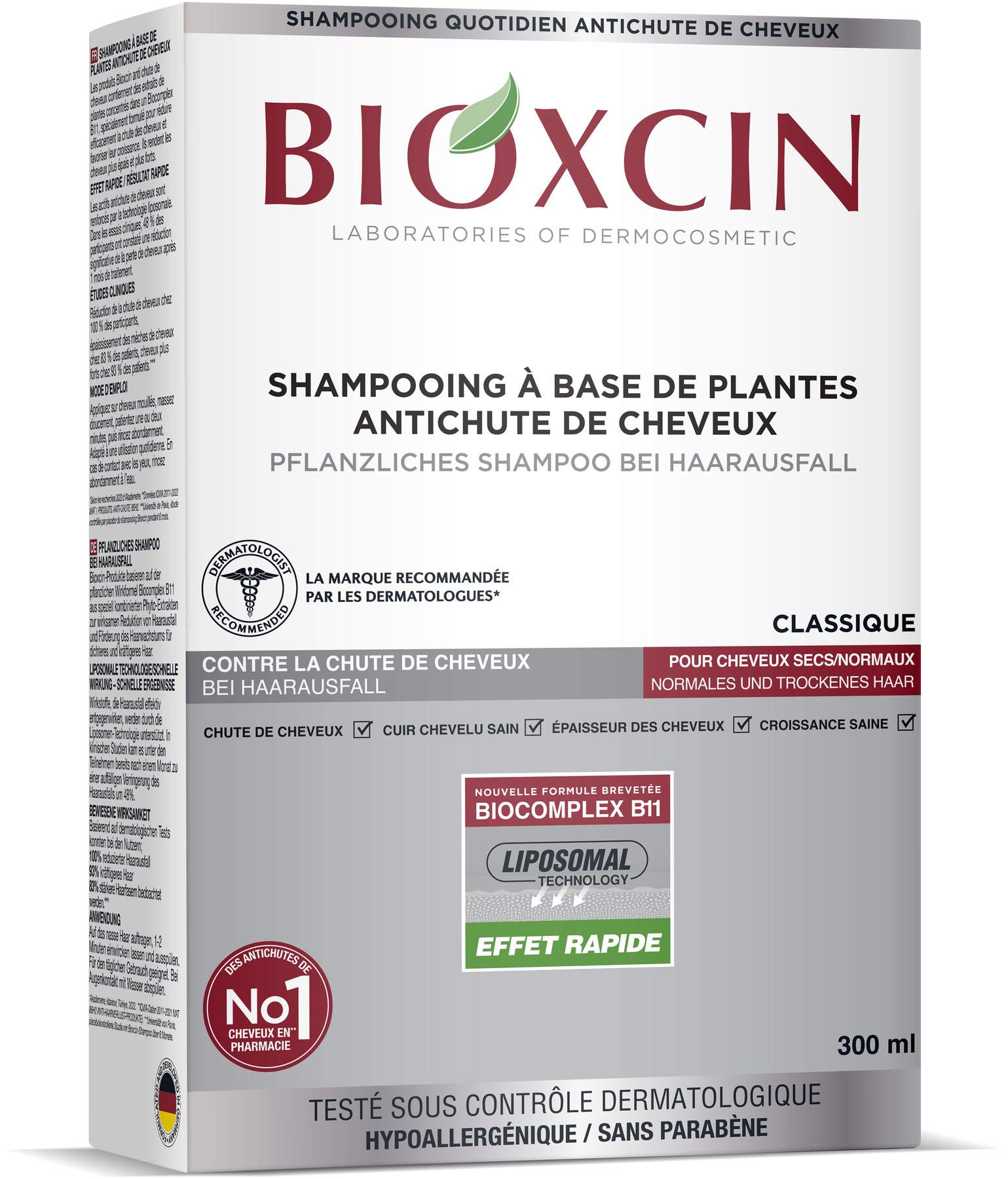 Bioxcin Shampoo Normales & Trockenes Haar 300 ml