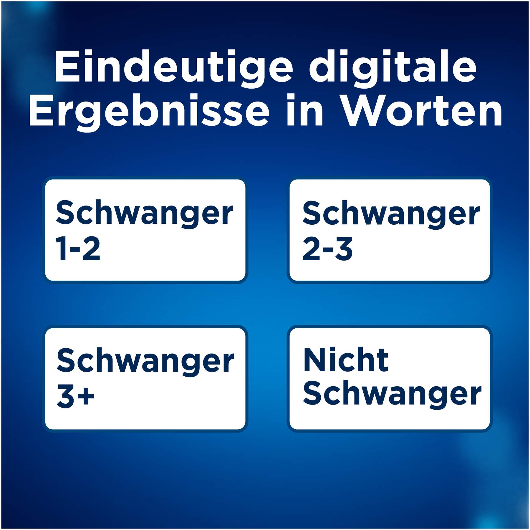 Clearblue Schwangerschaftstest mit Worten & Wochenbestimmung 2 Stück
