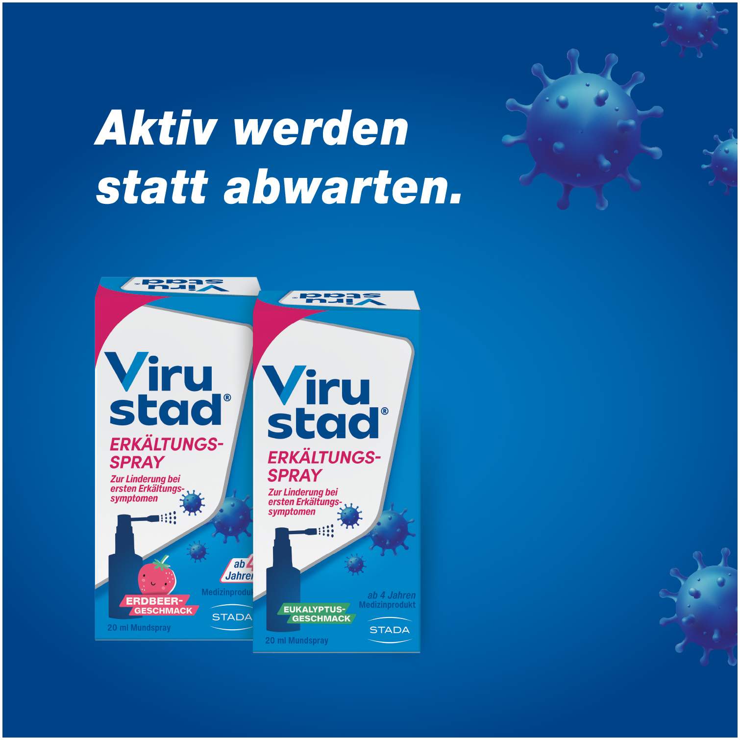 Virustad Erkältungsspray Erdbeere Spray 20 ml