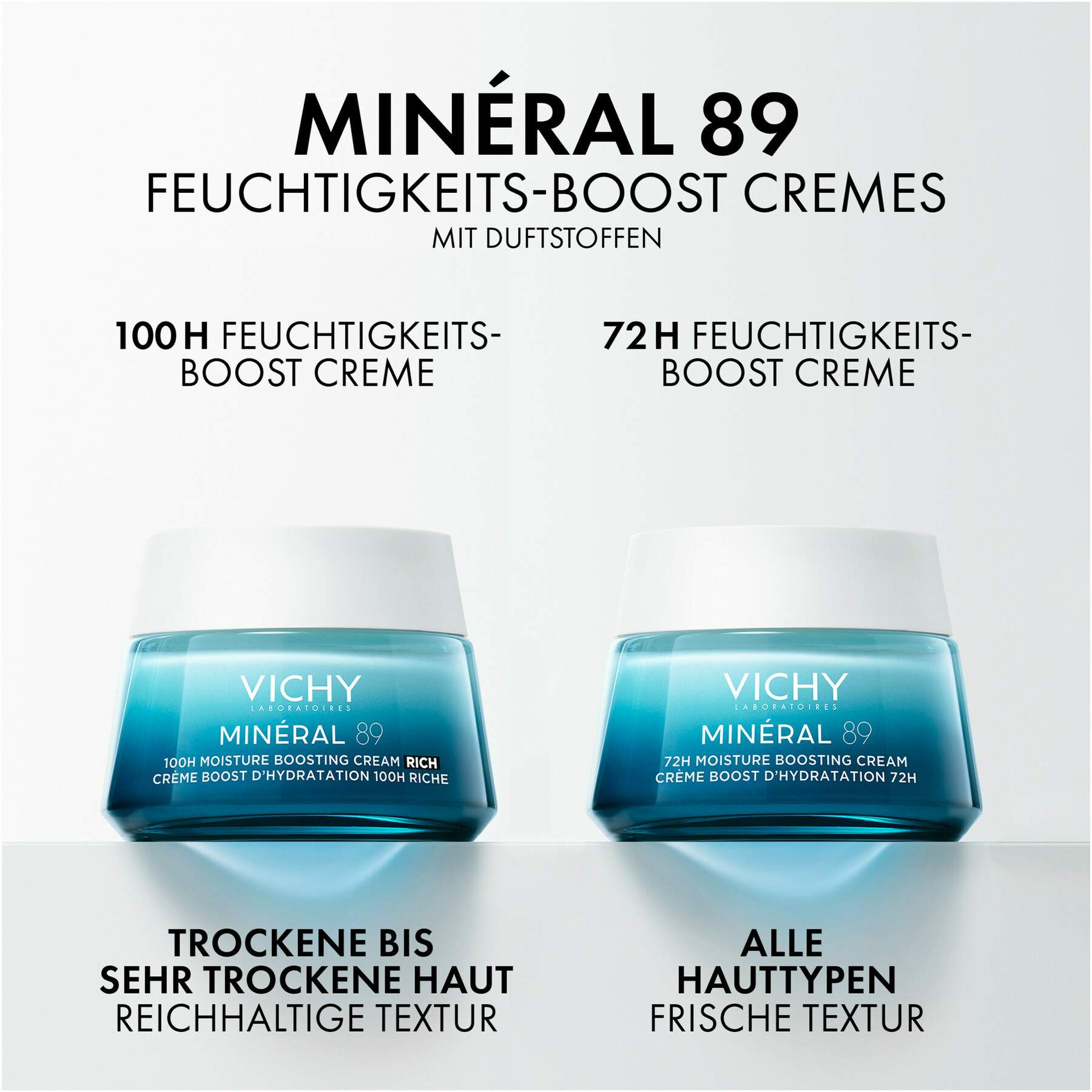 Vichy Mineral 89 100h Feuchtigkeits Creme mit Duft 50 ml
