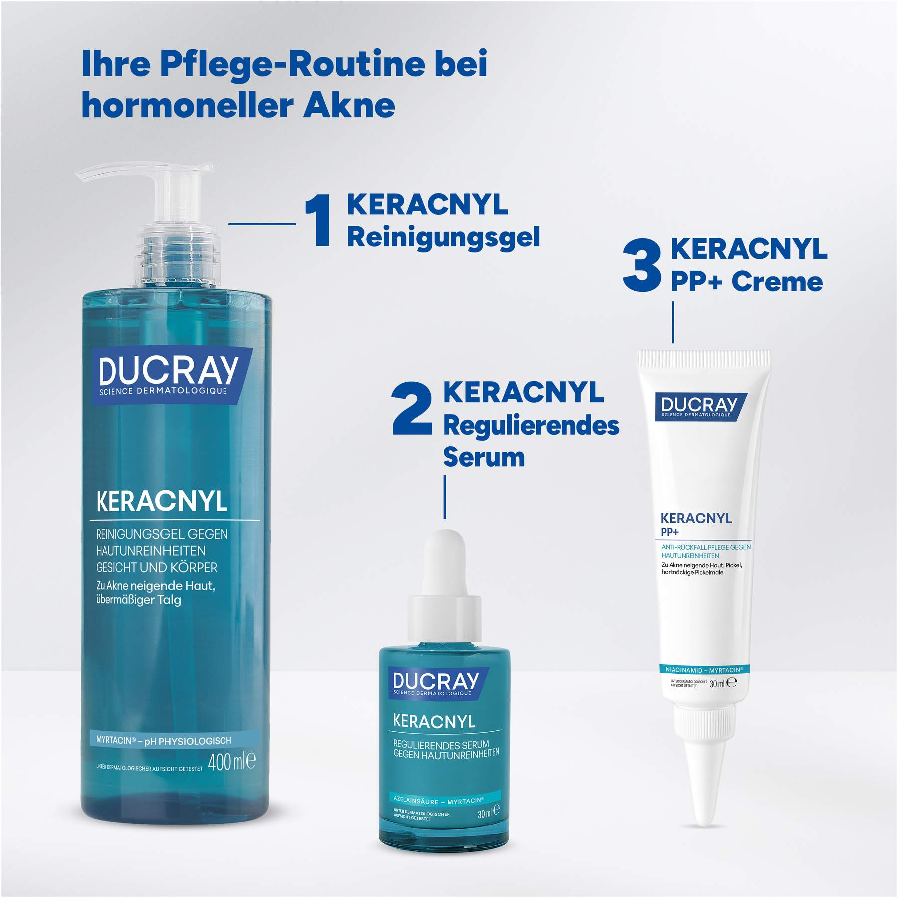Ducray Keracnyl regulierendes Serum gegen Hautunreinheiten 30 ml