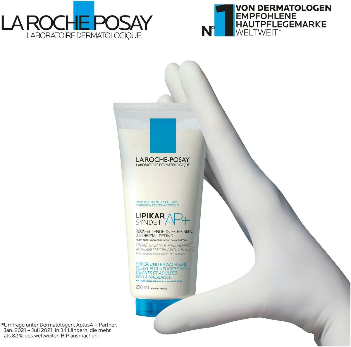 La Roche Posay Lipikar Syndet AP+ Reinigungs-Cremegel 200 ml