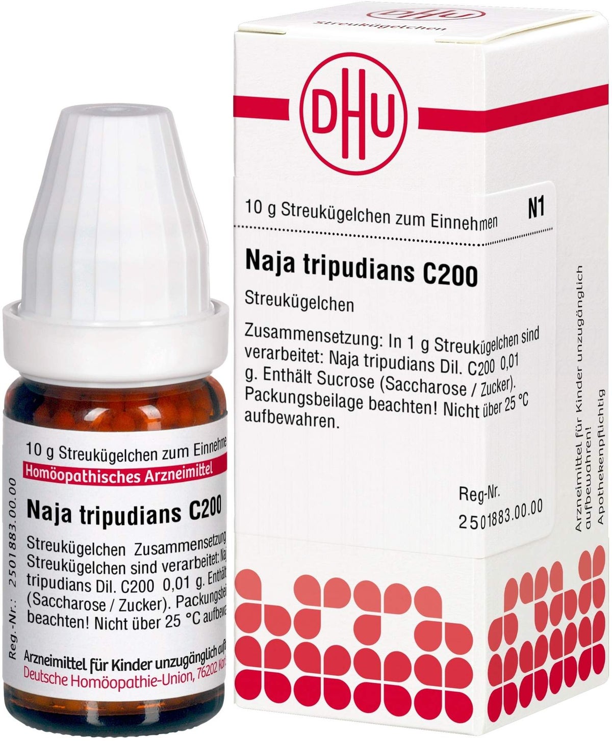 Dhu Naja Tripudians C200 10 G Globuli