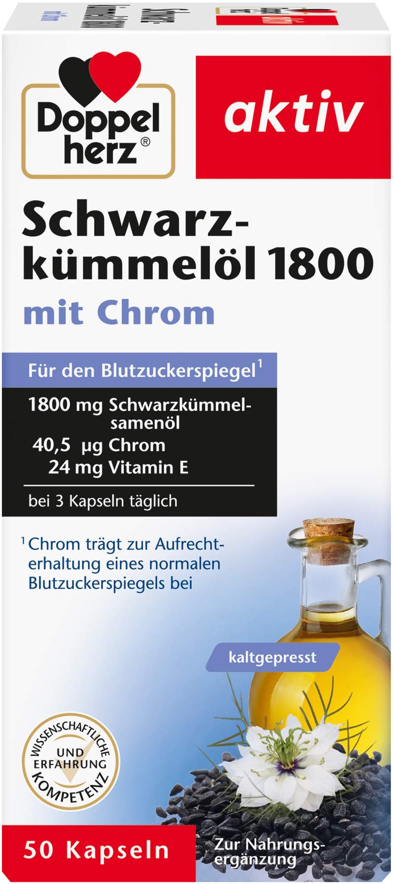 Doppelherz Schwarzkümmelöl 1800 50 Kapseln