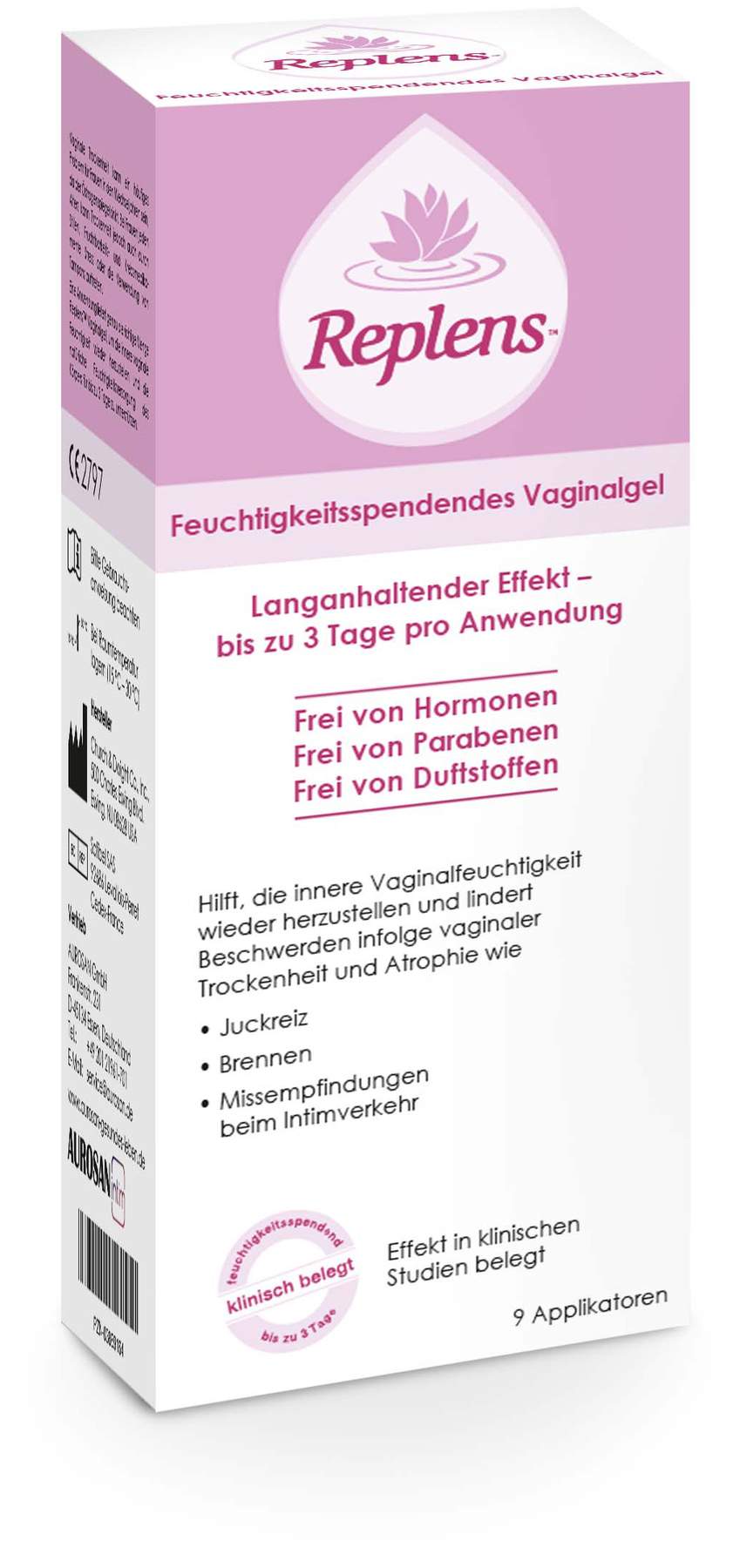 Replens Vaginalgel 9 Applikatoren