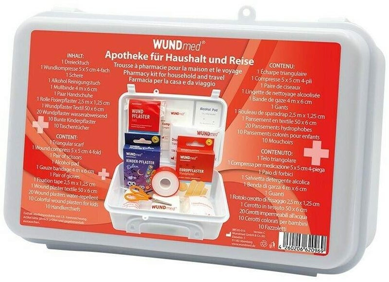 Apotheke für Haushalt und Reise 1 Set