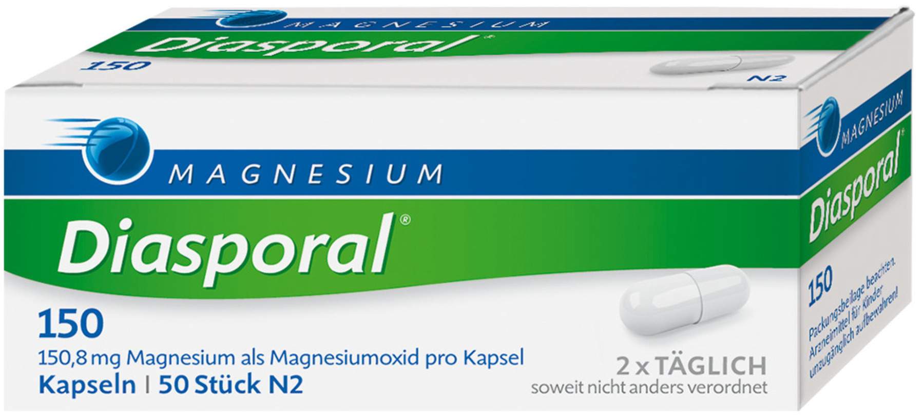 Magnesium Diasporal 150 50 Kapseln