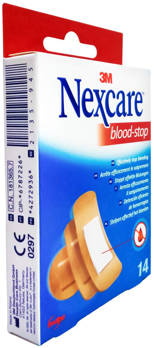 Nexcare Blood Stop Pflasterstrips 14 Stück