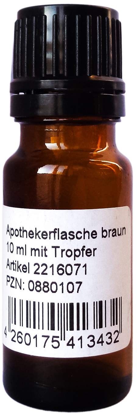 Apothekerflasche Braun 10 ml 1 Stück