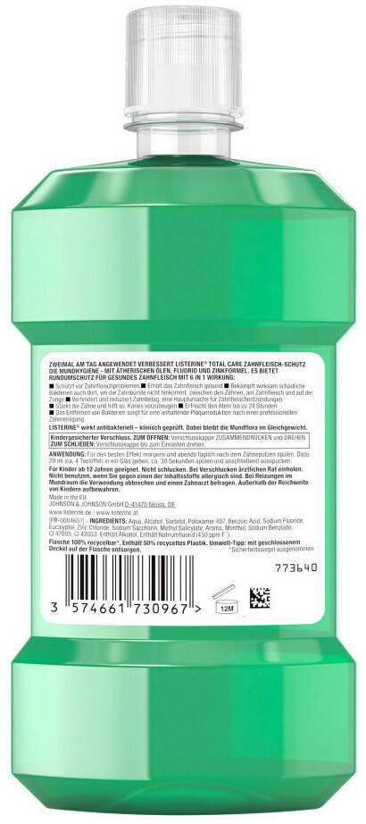 Listerine Total Care Zahnfleisch - Schutz 500 ml