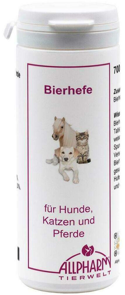 Bierhefe Tabletten für Hunde, Katzen und Pferde 700 Stück