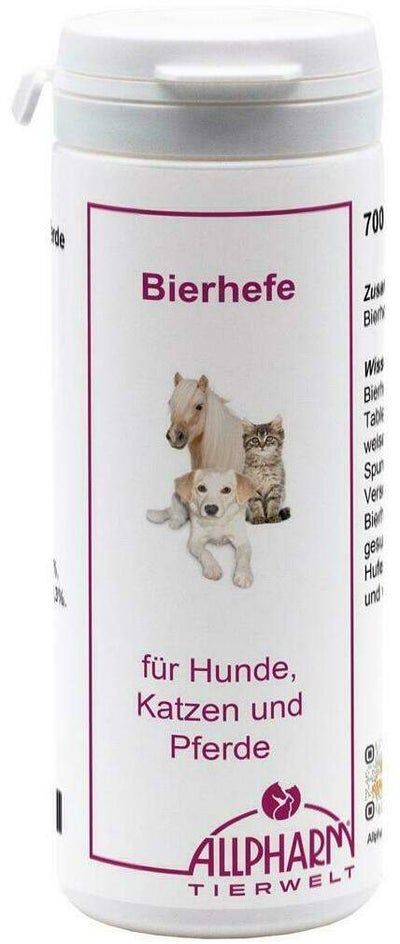 Bierhefe Tabletten für Hunde, Katzen und Pferde 700 Stück
