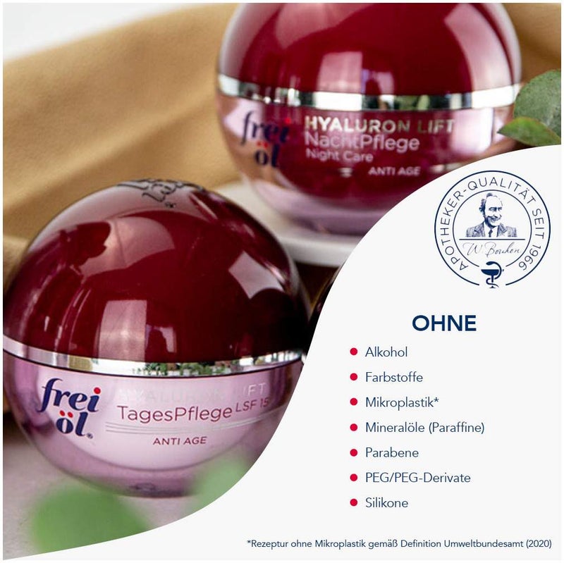 Frei Öl Anti - Age Hyaluron Lift TagesPflege 50 ml Tagescreme