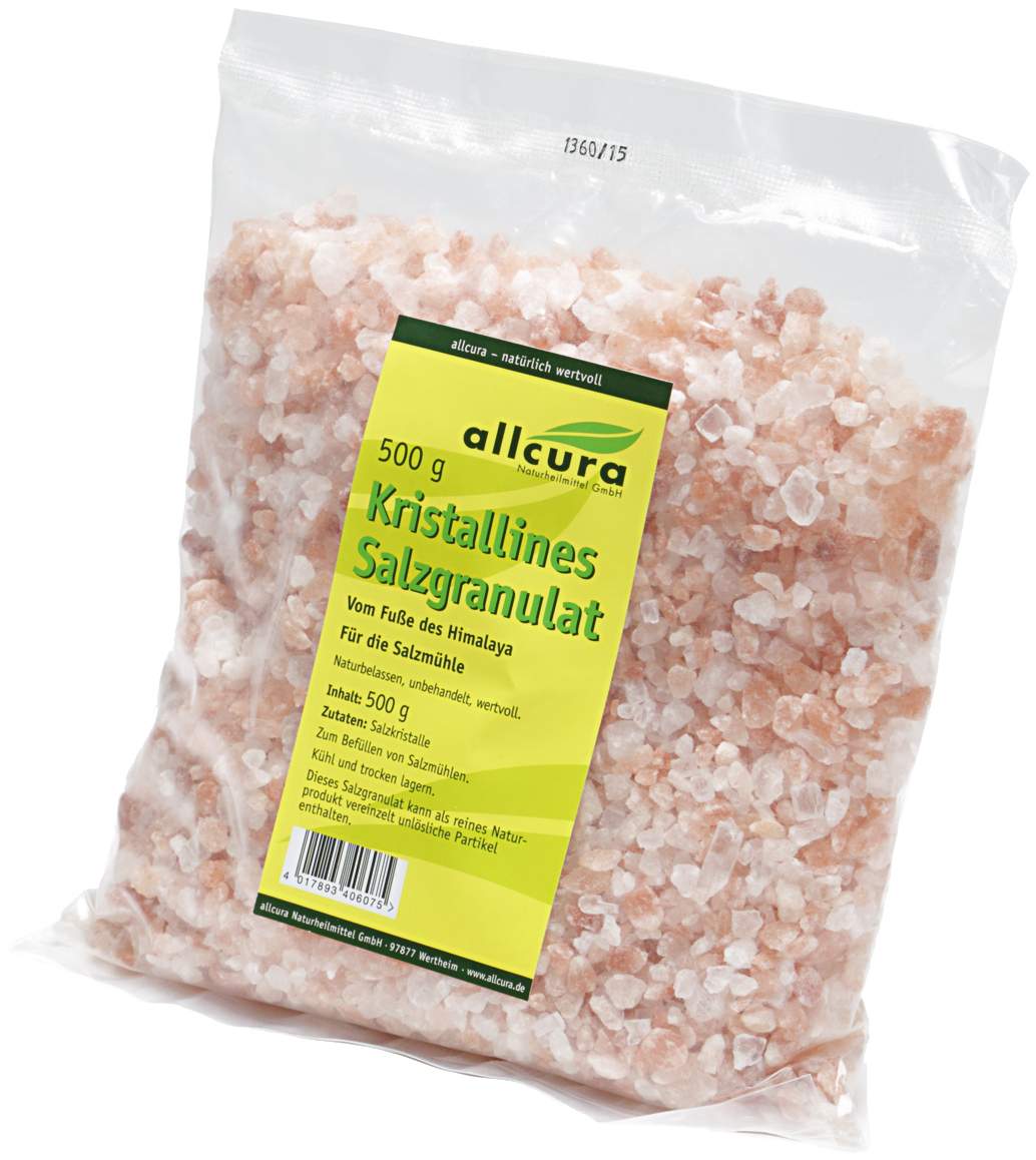 Kristallines Salz vom Fuße des Himalaya