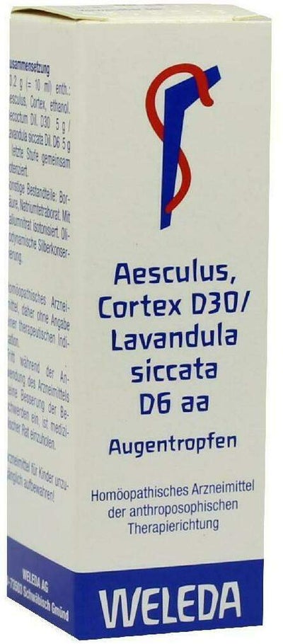 Weleda Aesculus, Cortex D30 Lavandula Siccata D6 Aa 10 Ml...