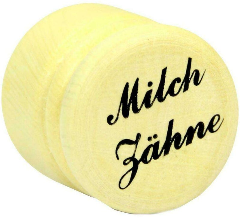 Milchzahndose Holz 2,5 cm