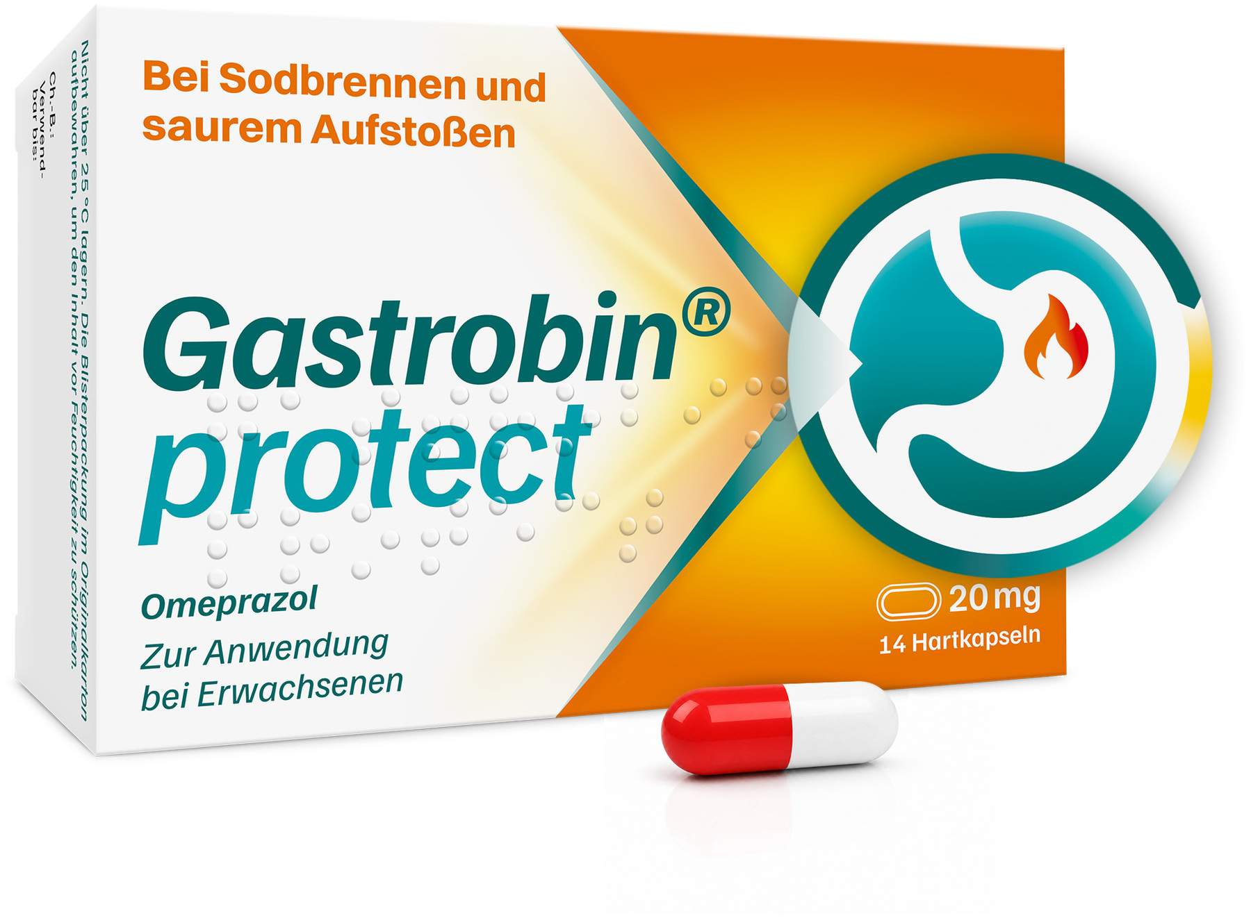 Gastrobin protect 20 mg Hartkapseln 14 Stück