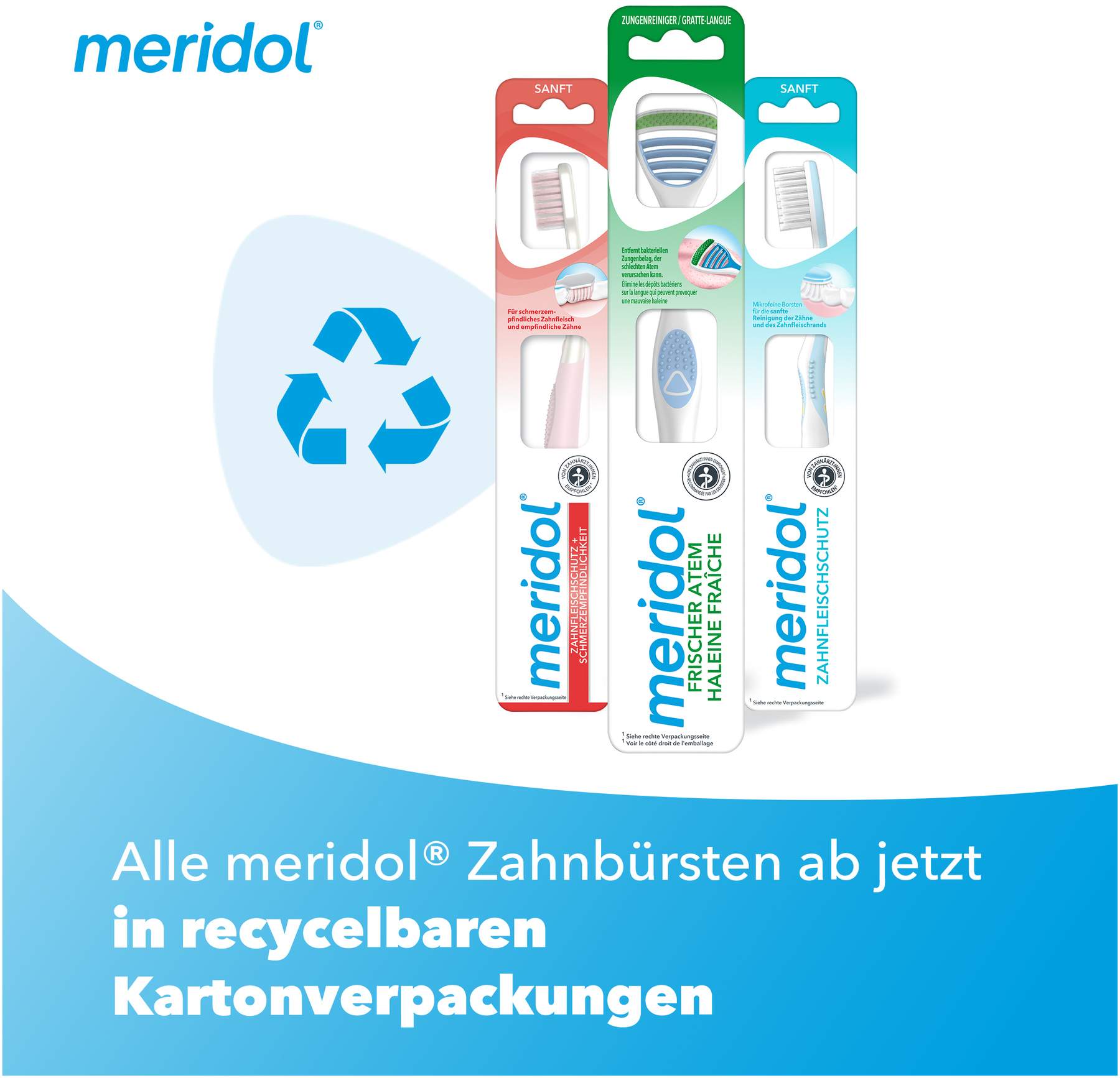 Meridol Sicherer Atem Zungenreiniger 1 Stück