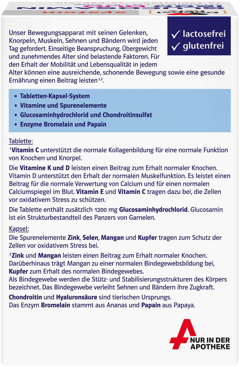 Doppelherz system Glucosamin 1200 Duo 60 Tabletten