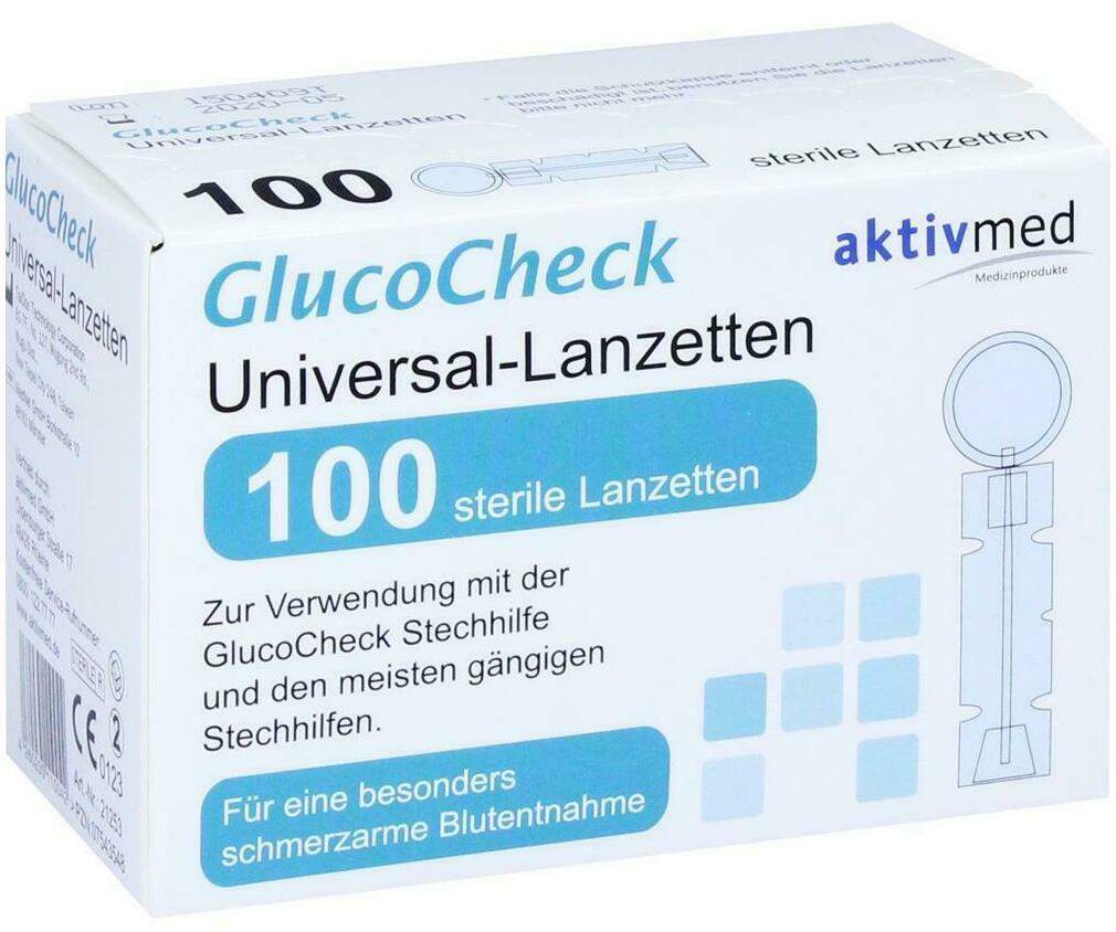 Glucocheck Universal-Lanzetten 100 Lanzetten