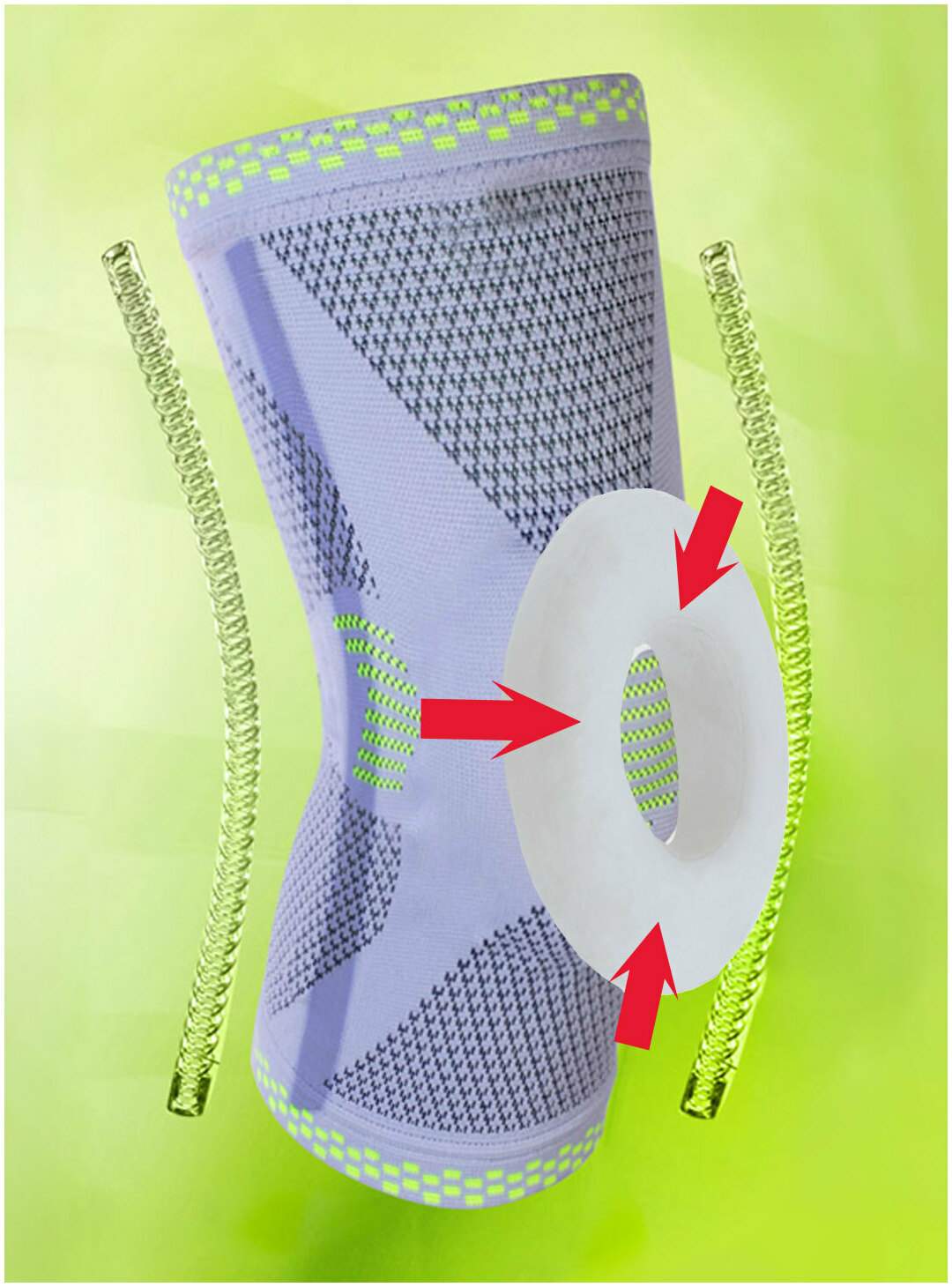 Vital Komfort Kniebandage PatellaTec Gr. M