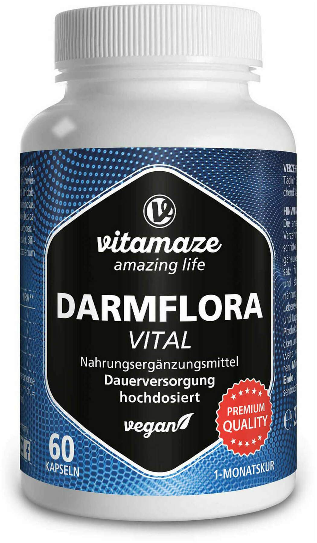 Darmflora Vital Vegan Kapseln 60 Stück